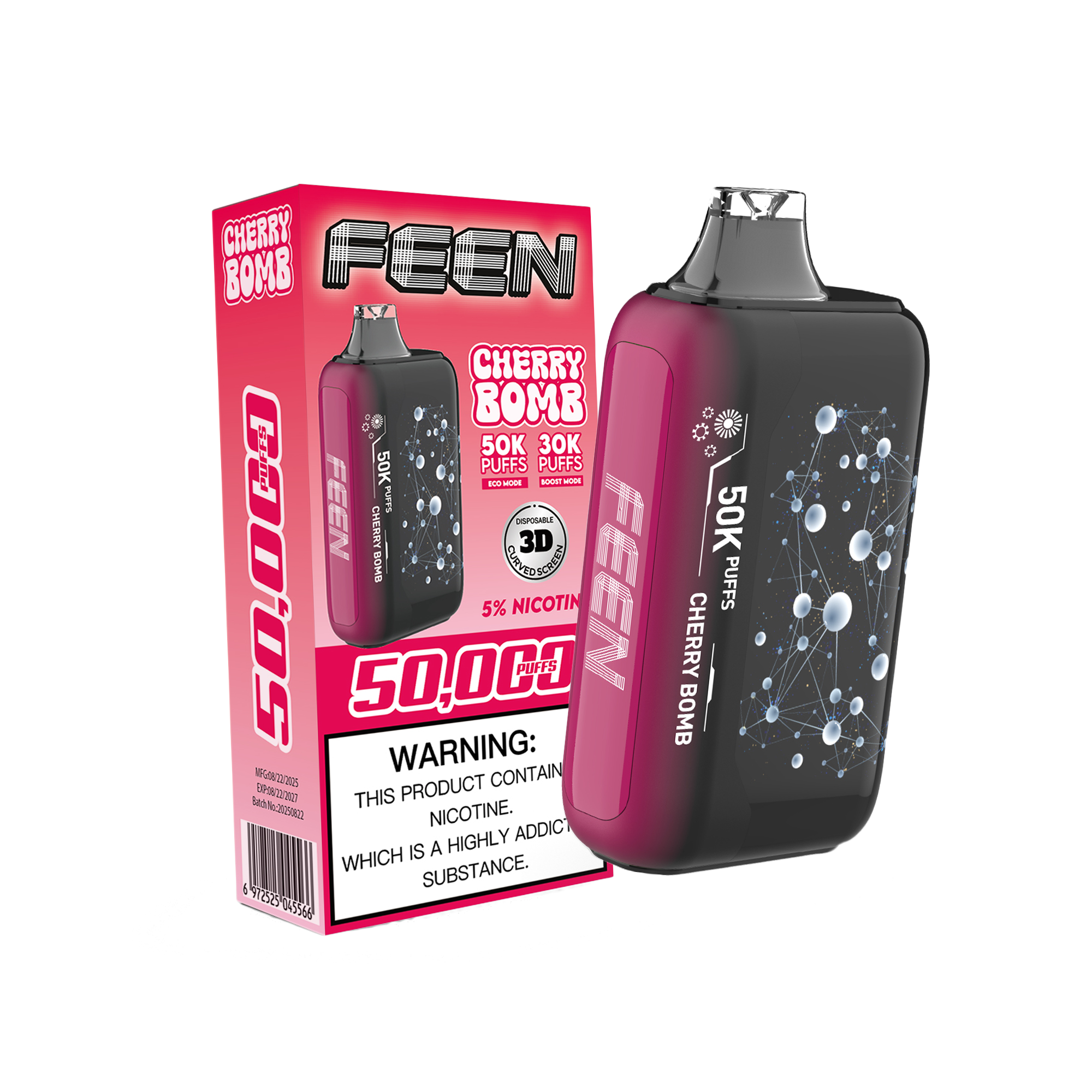 cherry bomb vape Buy Smok Cherry Bomb Spaceman Prism 20k Disposable Vape main image 1